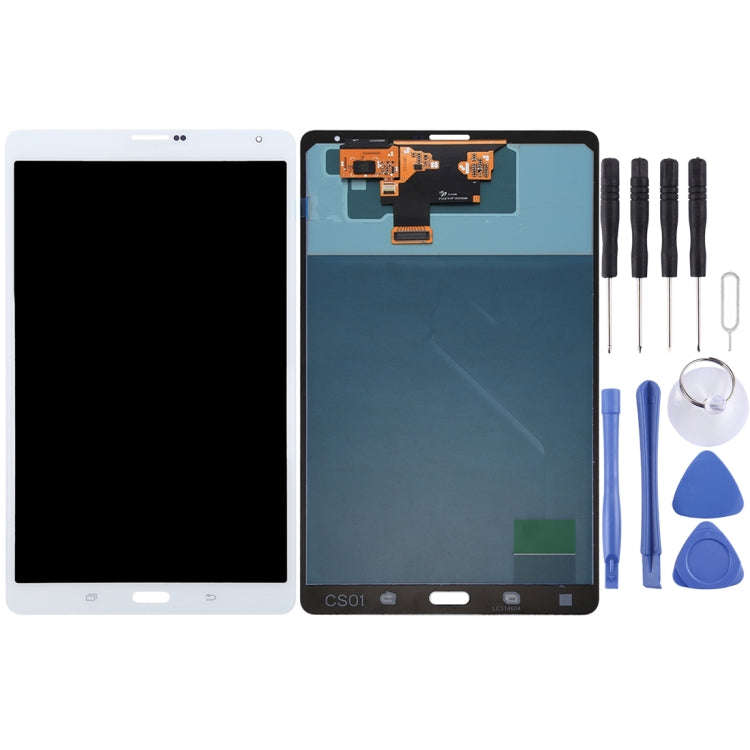 Original Super AMOLED LCD Screen for Galaxy Tab S 8.4 LTE / T705 with Digitizer Full Assembly (Wh...