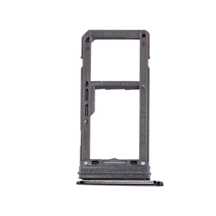 For Galaxy S8 SIM Card Tray + Micro SD Tray (Black)