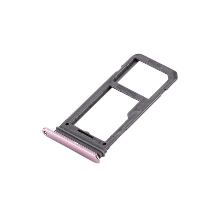 For Galaxy S8 SIM Card Tray + Micro SD Tray (Pink)