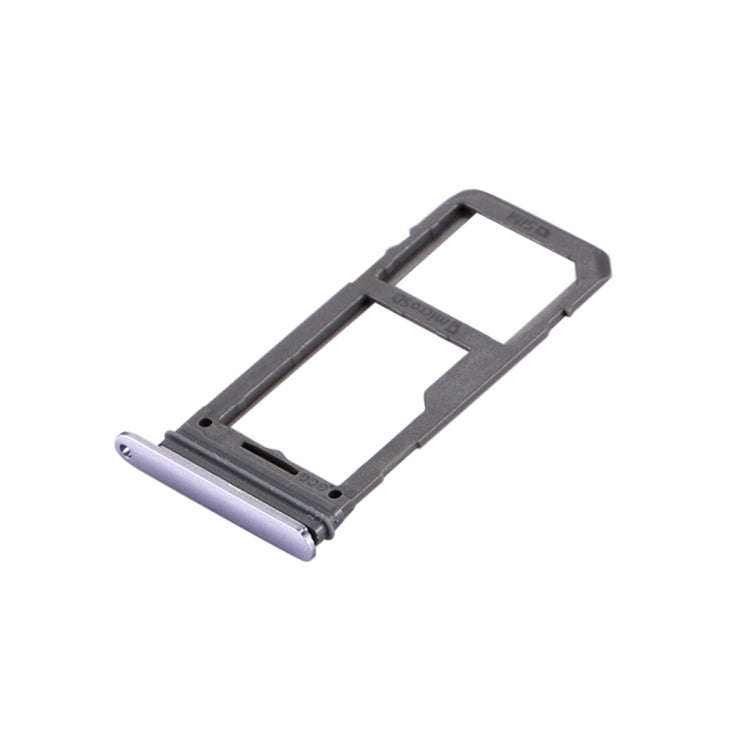 For Galaxy S8 SIM Card Tray + Micro SD Tray (Orchid Gray)
