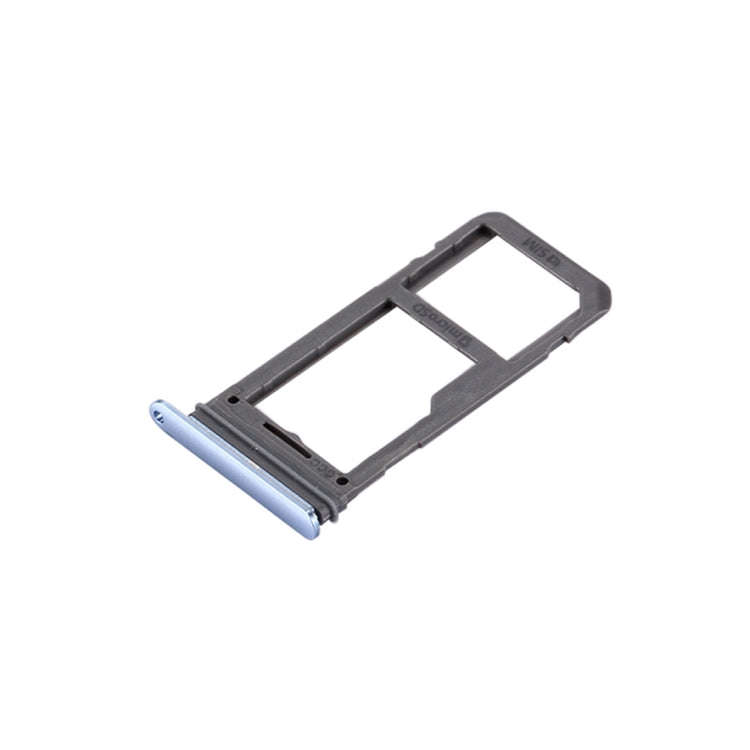For Galaxy S8 SIM Card Tray + Micro SD Tray (Blue)