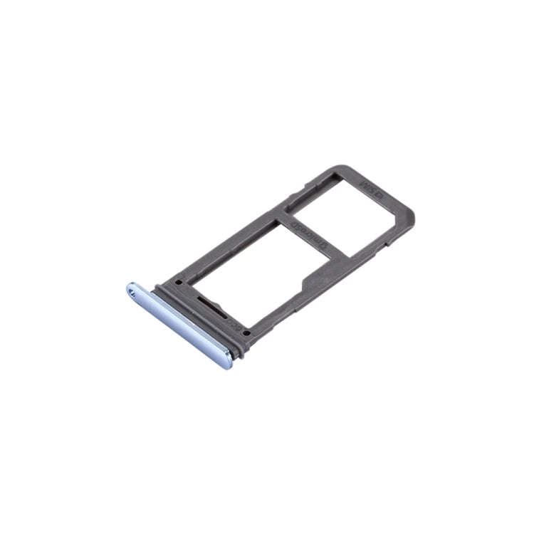 For Galaxy S8 SIM Card Tray + Micro SD Tray (Blue)