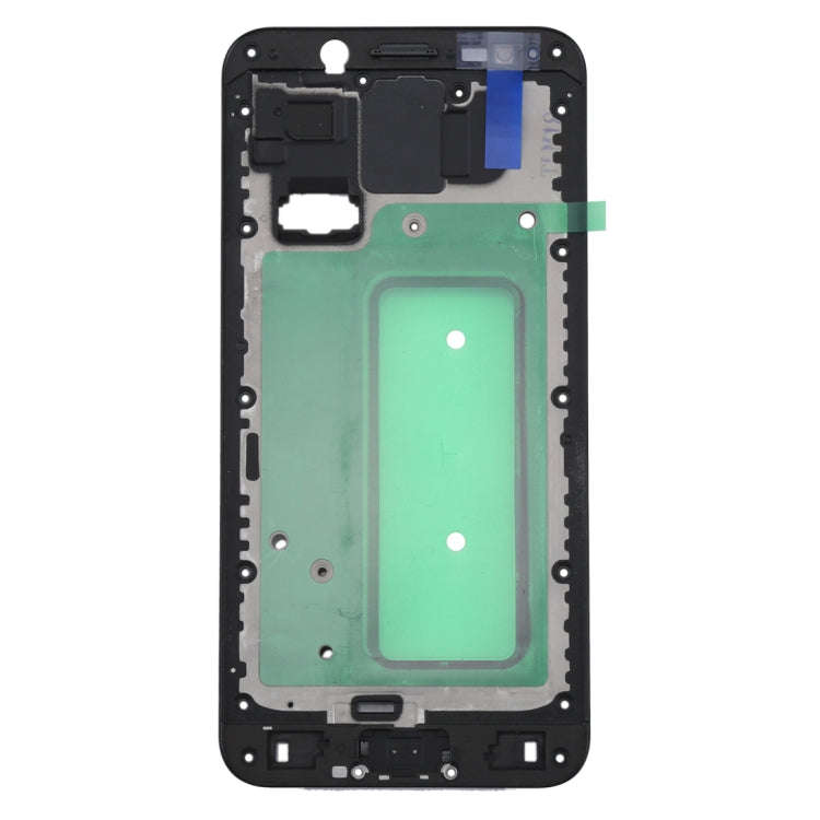 For Galaxy C8  Front Housing LCD Frame Bezel Plate(Black)