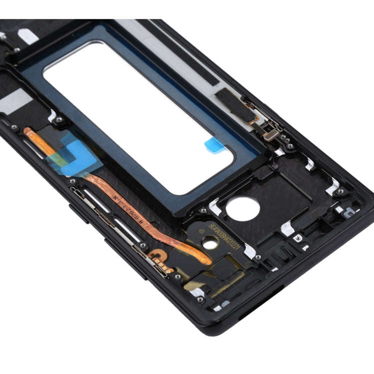 For Galaxy Note 8 / N950 Front Housing LCD Frame Bezel Plate (Black)