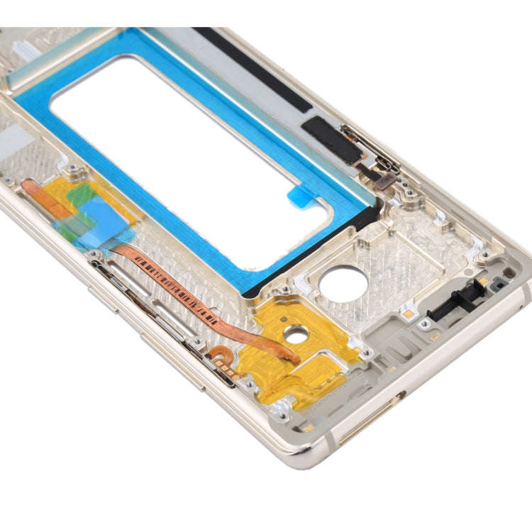 For Galaxy Note 8 / N950  Front Housing LCD Frame Bezel Plate(Gold)