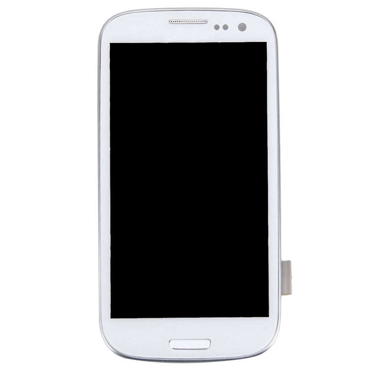 LCD Display (4.65 inch TFT) + Touch Panel with Frame for Galaxy SIII / i9300(White)