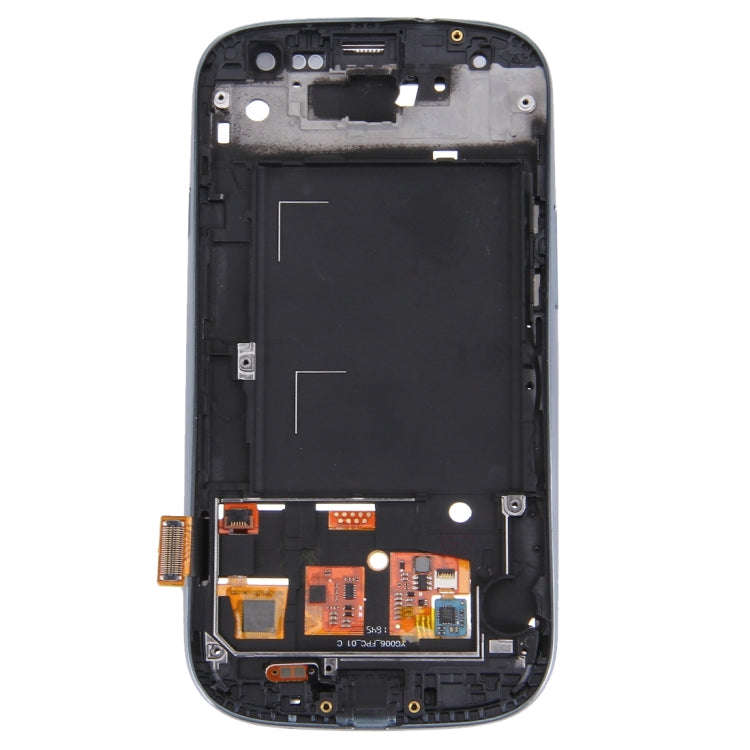 LCD Display (4.65 inch TFT) + Touch Panel with Frame for Galaxy SIII / i9300(White)