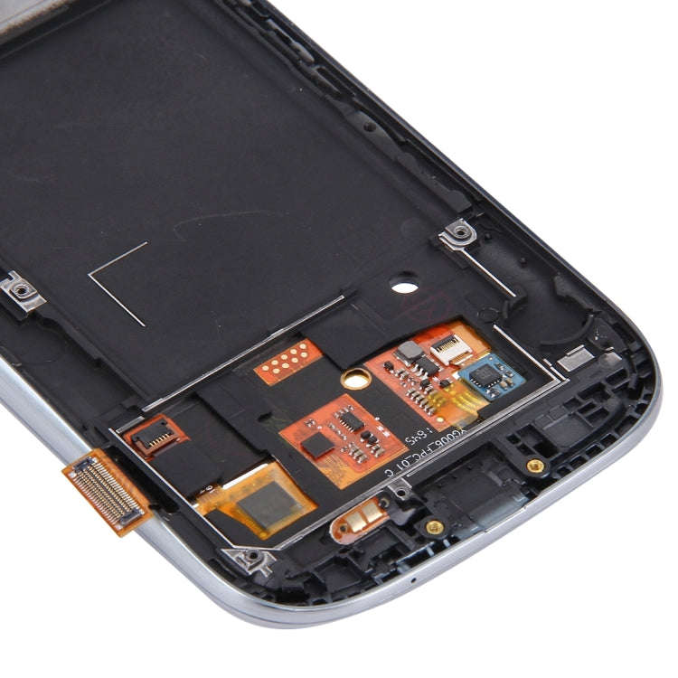 LCD Display (4.65 inch TFT) + Touch Panel with Frame for Galaxy SIII / i9300(White)