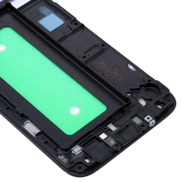For Galaxy J730  Front Housing LCD Frame Bezel Plate(Black)