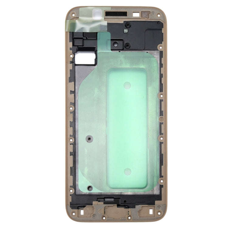 For Galaxy J730  Front Housing LCD Frame Bezel Plate(Gold)