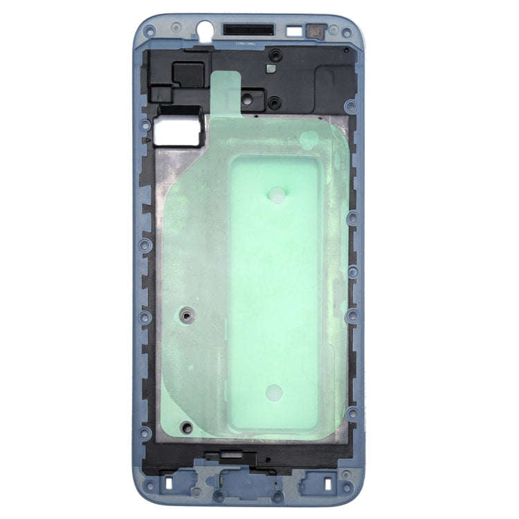 For Galaxy J730  Front Housing LCD Frame Bezel Plate(Blue)
