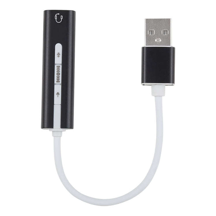 Aluminum Shell 3.5mm Jack External USB Sound Card HIFI Magic Voice 7.1 Channel Adapter Free Drive...