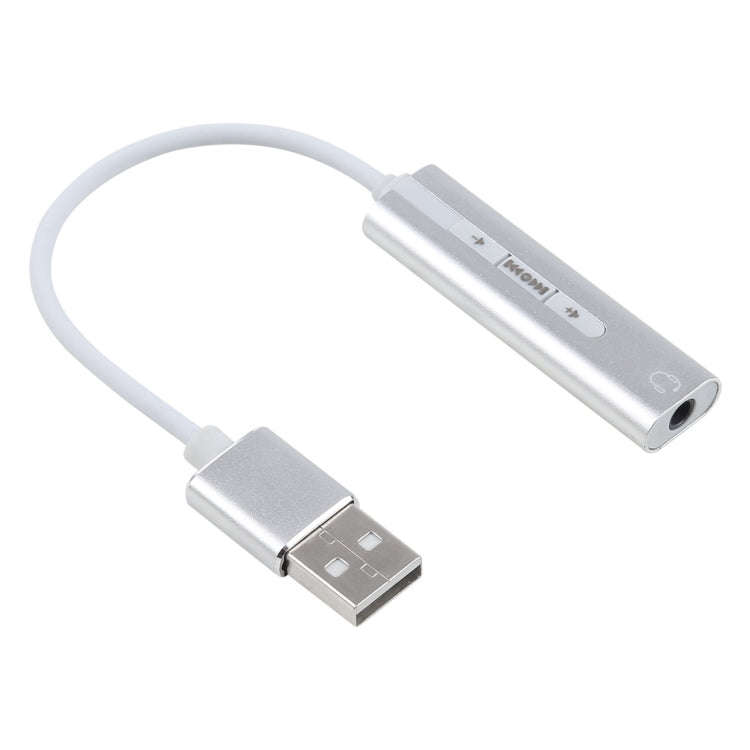 Aluminum Shell 3.5mm Jack External USB Sound Card HIFI Magic Voice 7.1 Channel Adapter Free Drive...