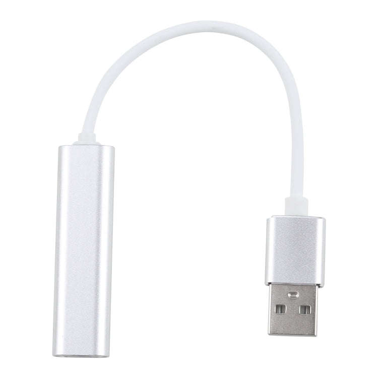 Aluminum Shell 3.5mm Jack External USB Sound Card HIFI Magic Voice 7.1 Channel Adapter Free Drive...