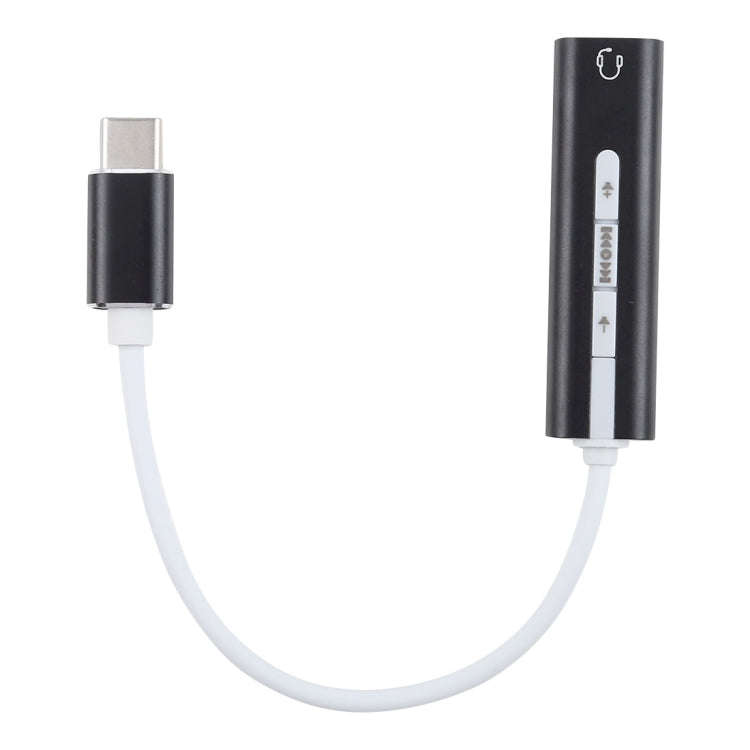 Aluminum Shell 3.5mm Jack External USB-C / Type-C Sound Card HIFI Magic Voice 7.1 Channel Convert...