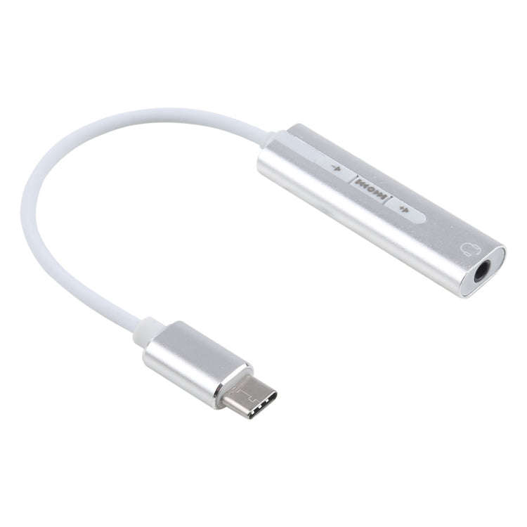 Aluminum Shell 3.5mm Jack External USB-C / Type-C Sound Card HIFI Magic Voice 7.1 Channel Convert...