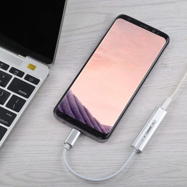Aluminum Shell 3.5mm Jack External USB-C / Type-C Sound Card HIFI Magic Voice 7.1 Channel Convert...
