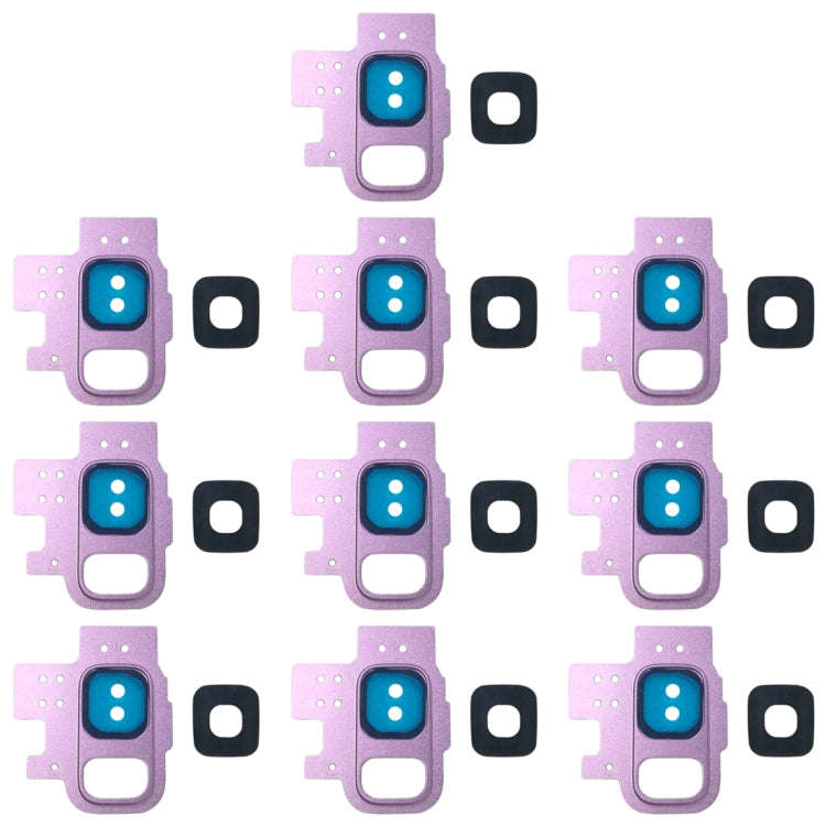 For Galaxy S9 / G9600 10pcs Camera Lens Cover (Purple)
