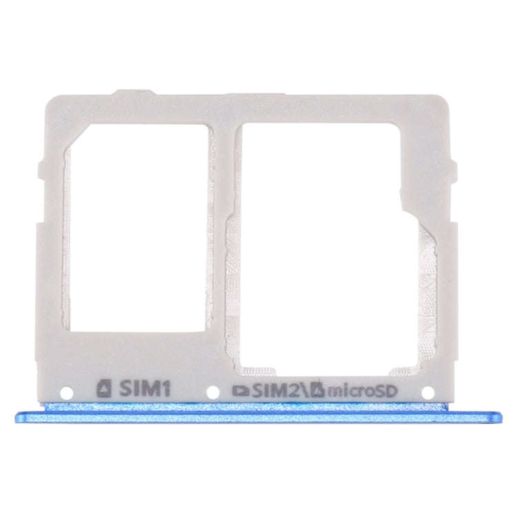For Galaxy C7 Pro / C7010 & C5 Pro / C5010 SIM Card Tray + SIM / Micro SD Card Tray (Blue)