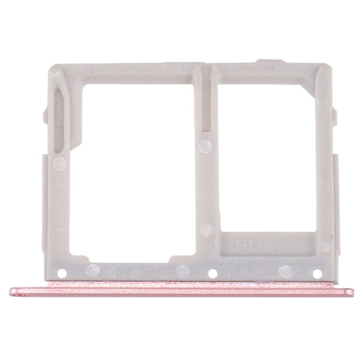 For Galaxy C7 Pro / C7010 & C5 Pro / C5010 SIM Card Tray + SIM / Micro SD Card Tray (Rose Gold)