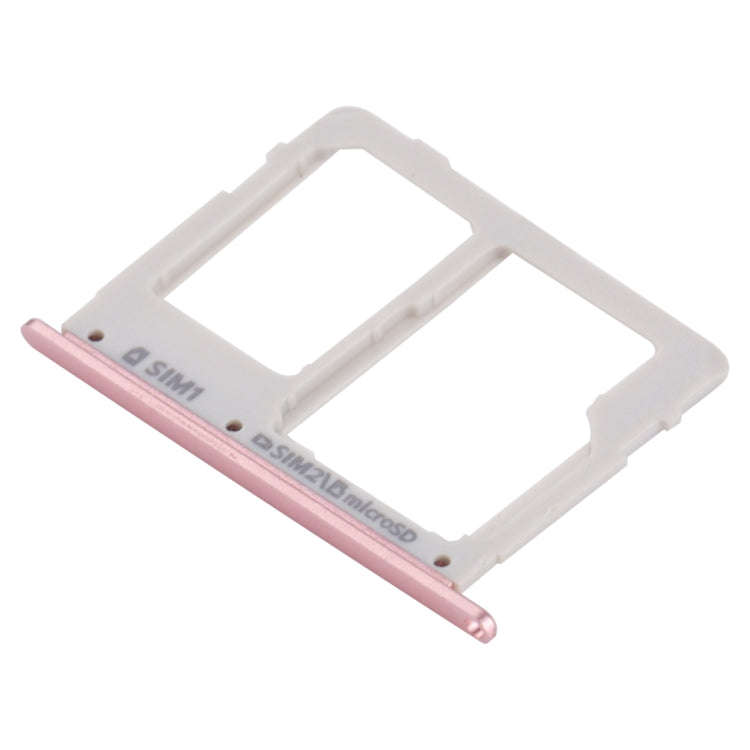 For Galaxy C7 Pro / C7010 & C5 Pro / C5010 SIM Card Tray + SIM / Micro SD Card Tray (Rose Gold)