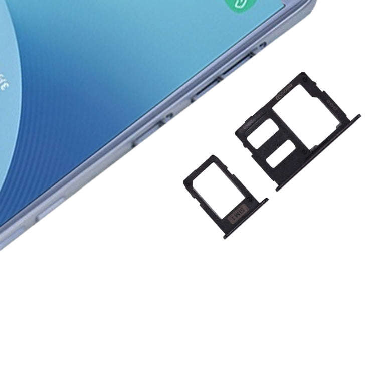 SIM Card Tray + Micro SD Card Tray for Galaxy J3 (2017) Single SIM / J330 & J5 (2017) Single SIM ...