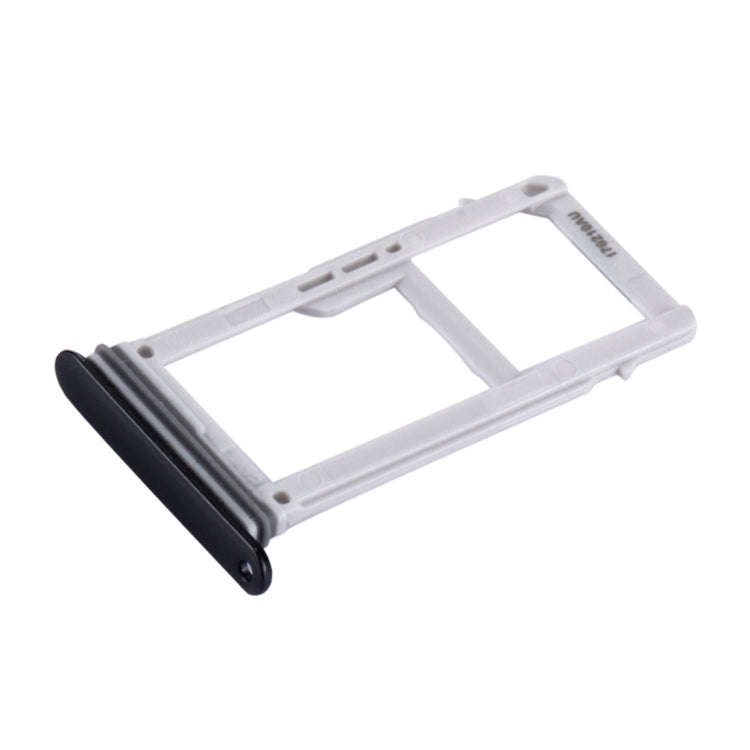 For Galaxy A3 (2017) / A320 SIM Card Tray + Micro SD Card Tray (Black)