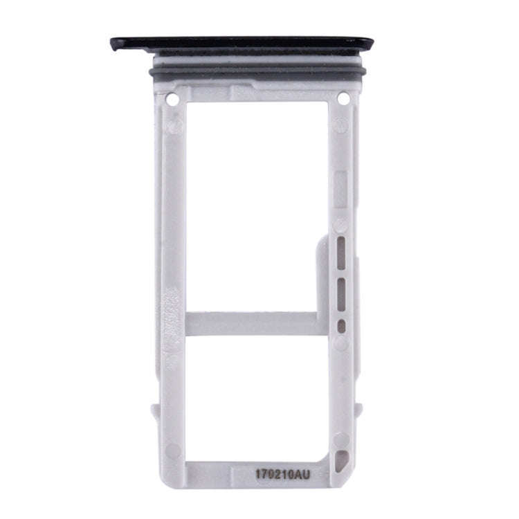 For Galaxy A3 (2017) / A320 SIM Card Tray + Micro SD Card Tray (Black)