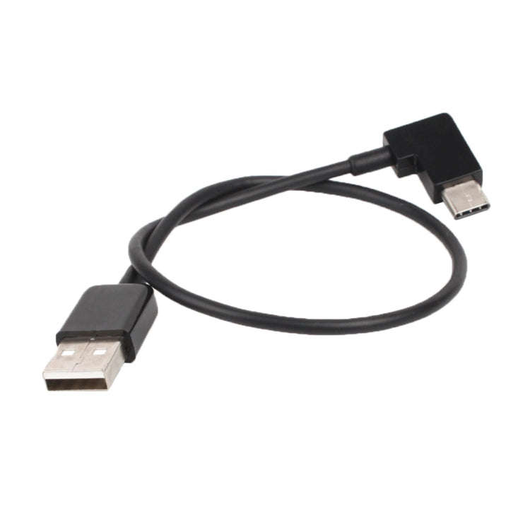 30cm USB to USB-C / Type-C Right Angle Data Connector Cable for DJI SPARK / MAVIC PRO / Phantom 3...