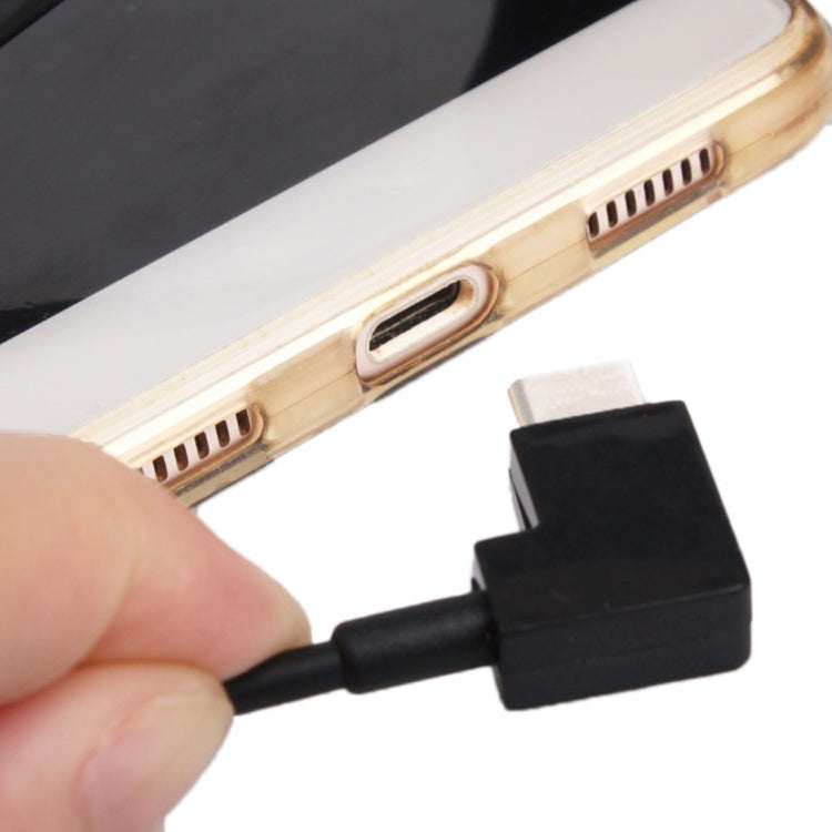 30cm USB to USB-C / Type-C Right Angle Data Connector Cable for DJI SPARK / MAVIC PRO / Phantom 3...