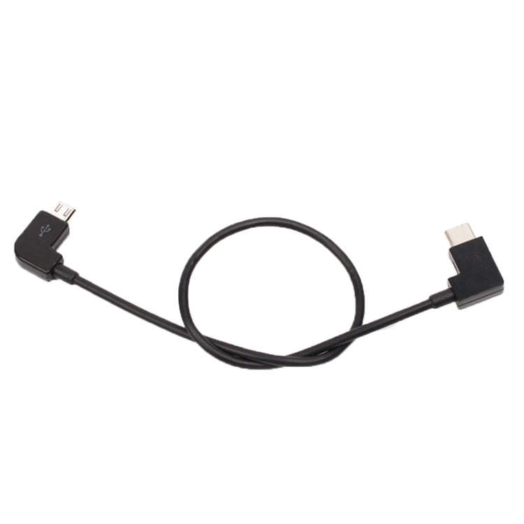 30cm Micro USB to USB-C / Type-C Converting Data Cable Connector for DJI MAVIC PRO & SPARK Remote...