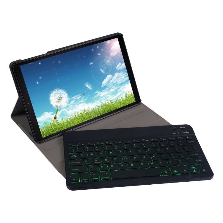 DY510D Colorful Lighting Detachable Plastic Bluetooth Keyboard Tablet Case for Samsung Galaxy Tab...