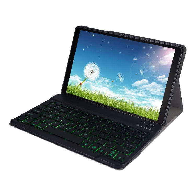 DY510D Colorful Lighting Detachable Plastic Bluetooth Keyboard Tablet Case for Samsung Galaxy Tab...