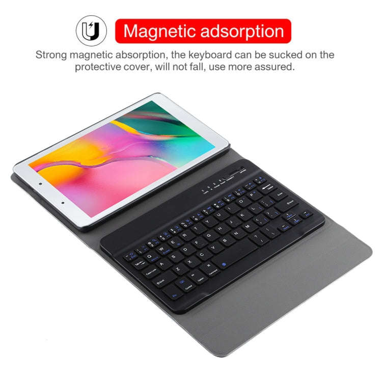 Ultra-thin Detachable Magnetic Bluetooth Keyboard Leather Tablet Case for Galaxy Tab A 8.0 2019 P...