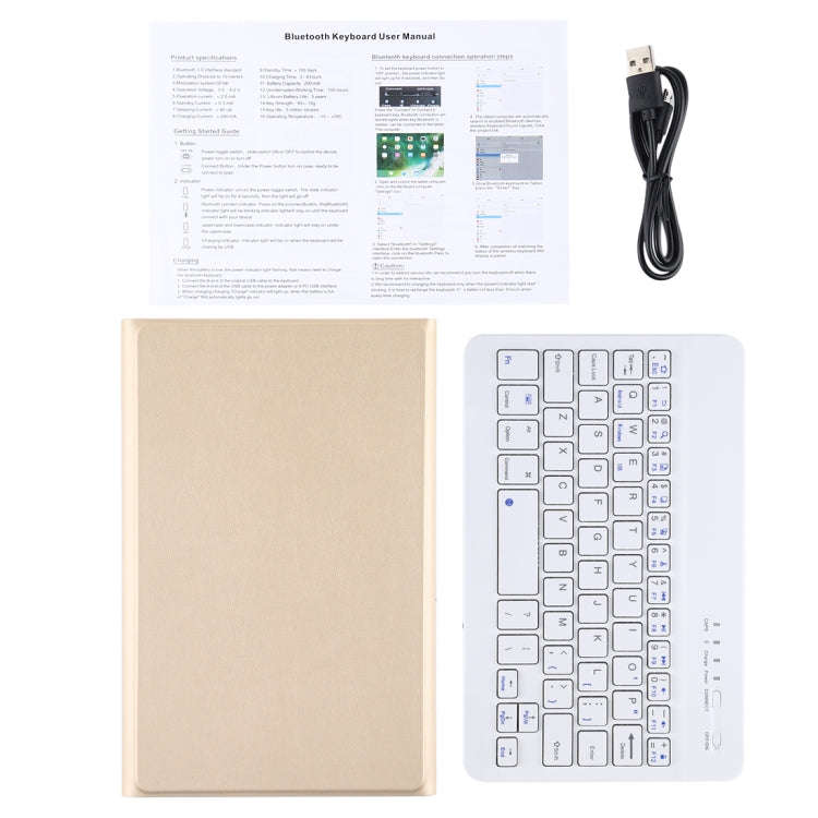 Ultra-thin Detachable Magnetic Bluetooth Keyboard Leather Tablet Case for Galaxy Tab A 8.0 2019 P...