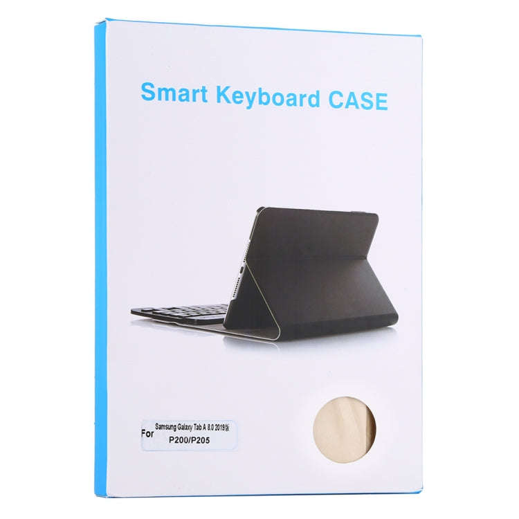 Ultra-thin Detachable Magnetic Bluetooth Keyboard Leather Tablet Case for Galaxy Tab A 8.0 2019 P...
