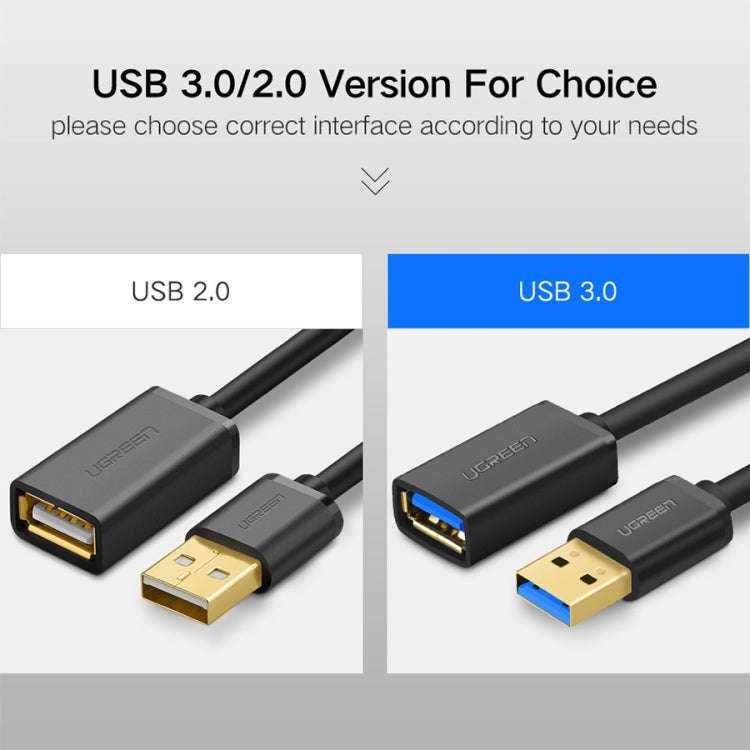 Ugreen 2m USB 3.0 Male to Female Data Sync Super Speed Transmission Extension Cord Cable