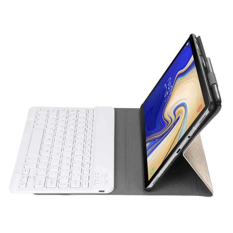 A510 Bluetooth 3.0 Ultra-thin Detachable Bluetooth Keyboard Leather Tablet Case for Samsung Galax...