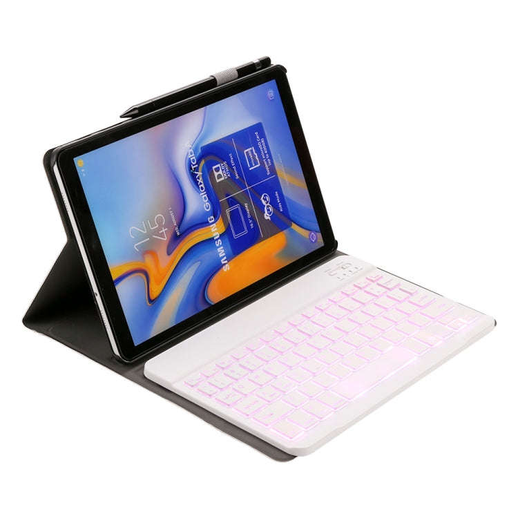 ST590S Bluetooth 3.0 Fine Wool Texture PU Leather ABS Detachable Seven-color Backlight Bluetooth ...