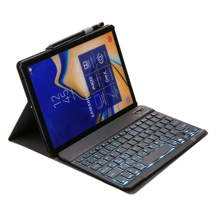 ST830S Bluetooth 3.0 Fine Wool Texture PU Leather ABS Detachable Seven-color Backlight Bluetooth ...