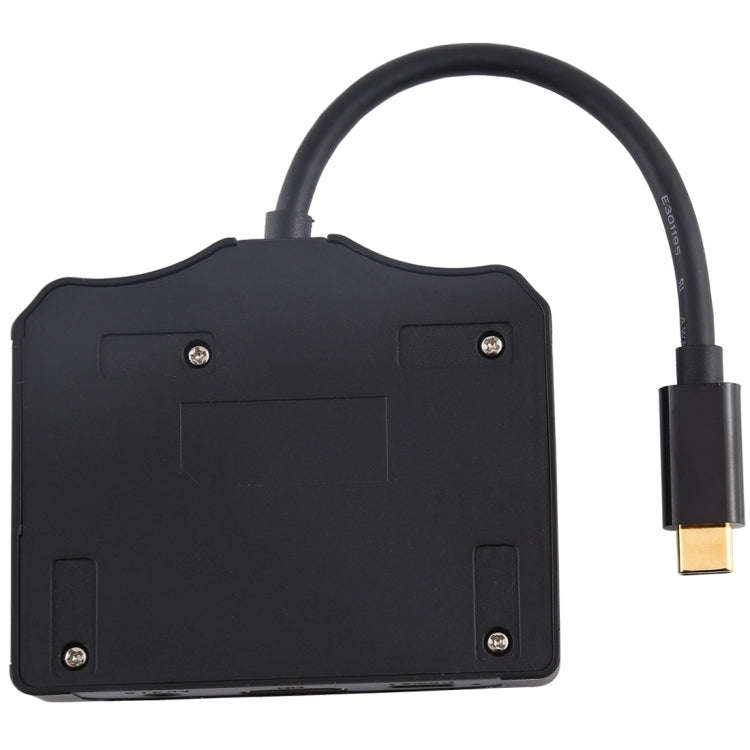 V178B USB-C / Type-C to USB 3.0 x 3 + USB-C / Type-C + HDMI + Audio Port + SD / TF Card Reader Mu...