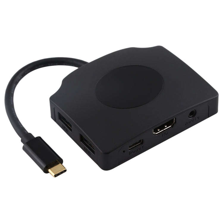 V178A USB-C / Type-C to USB 3.0 x 3 + USB-C / Type-C + HDMI + Audio Port + SD / TF Card Reader Mu...