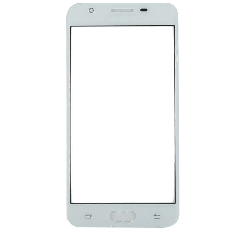 For Galaxy On5 / G550  Front Screen Outer Glass Lens(White)