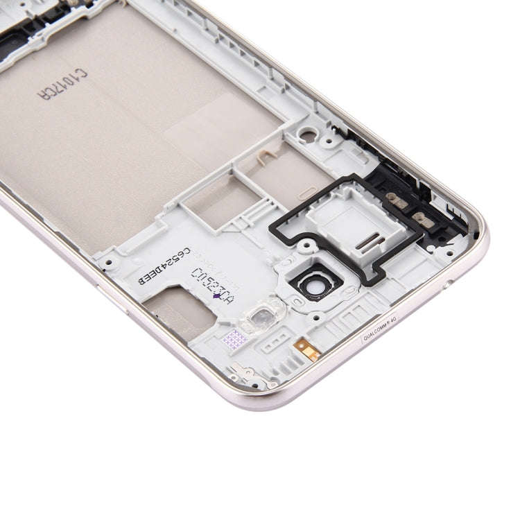 For Galaxy J3 (2016) / J320 (Double card version) Battery Back Cover + Middle Frame Bezel (Gold)