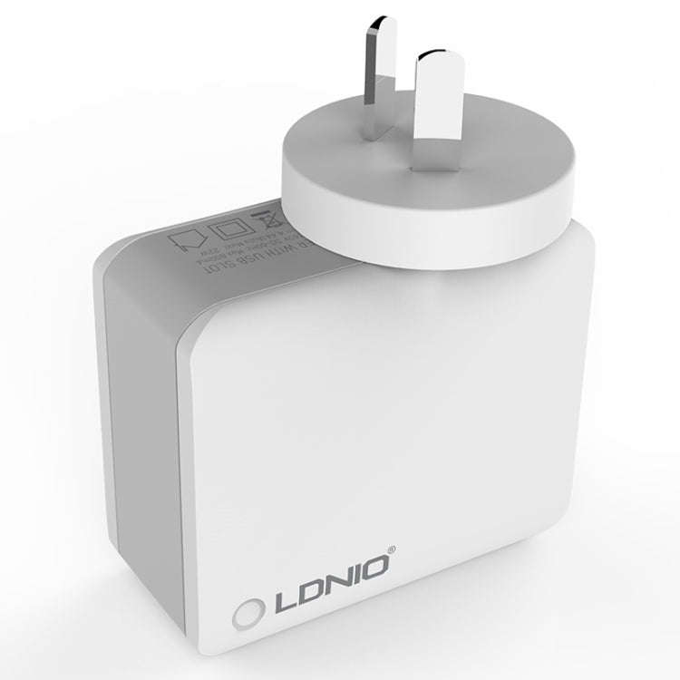 LDNIO A4403 4.4A 4 x USB Ports Smart Travel Charger, AU Plug