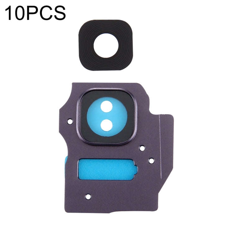 For Galaxy S8+ / G955 10pcs Camera Lens Cover (Grey)