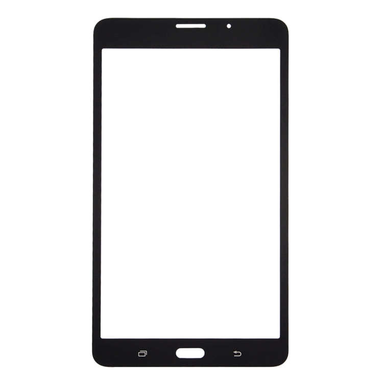 For Galaxy Tab A 7.0 LTE (2016) / T285 Front Screen Outer Glass Lens (Black)