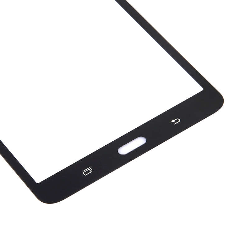 For Galaxy Tab A 7.0 LTE (2016) / T285 Front Screen Outer Glass Lens (Black)