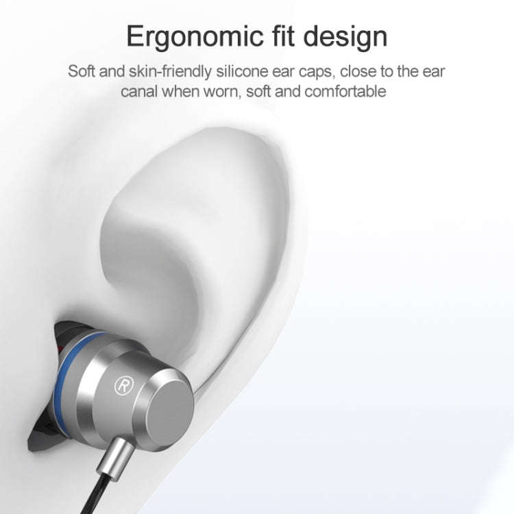 USB-C / Type-C Interface In Ear Wired Mega Bass Earphone with Mic (Black)