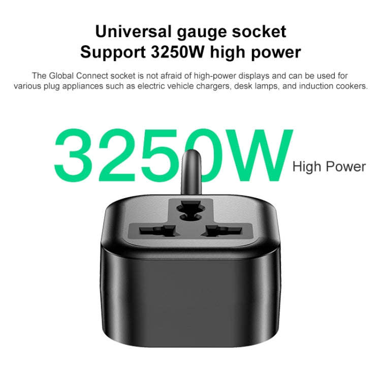 Yesido MC28 UK Plug to Universal Plug Power Extension Cable, Length: 2m